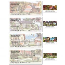 Country Life Single Checks With Matching Address Labels