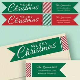 Holiday Wrap Around Address Labels | Current Catalog