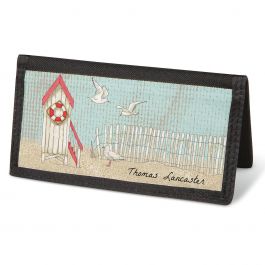 Coastal  Checkbook Cover - Personalized