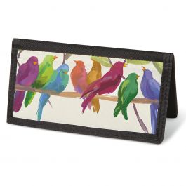 Flocked Together  Checkbook Cover - Non-Personalized