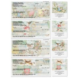 Teacups Single Checks with Matching Labels