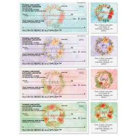 Wreaths Single Checks with Matching Labels