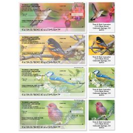 Birds of America Single Checks with Matching Address Labels