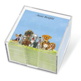 Wags™ Personalized Note Sheets in a Cube