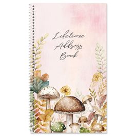 Floral Lines Lifetime Address Book