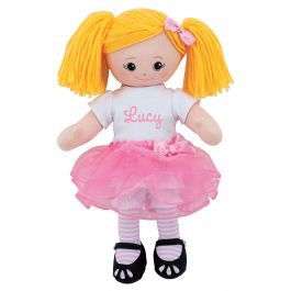 Personalized Blonde Ballerina Doll