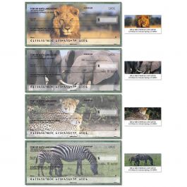 Wildlife Of Africa Duplicate Checks with Matching Address Labels
