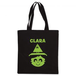 Personalized Witch Glow-in-the-Dark Halloween Treat Bag