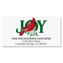 Cardinal Joy Deluxe Address Labels