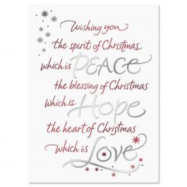 Christmas Wish Christmas Cards - Nonpersonalized