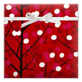 Branches & Dots Jumbo Rolled Gift Wrap 