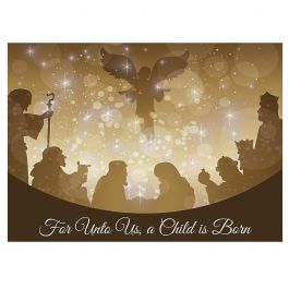 Golden Illumination Christmas Cards - Nonpersonalized