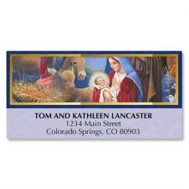 Nativity Deluxe Address Labels