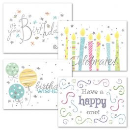 Wishes Deluxe Foil Birthday Cards