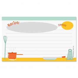 Kitchen Recipe Cards - 3 x 5