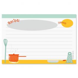 Kitchen Recipe Cards - 4 x 6