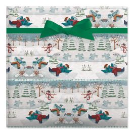 Snow Days Jumbo Rolled Gift Wrap