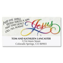 Call His Name Jesus Deluxe Address Labels