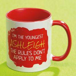 Youngest Child Personalized Mug Rules