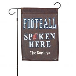 Personalized Football Garden Flag