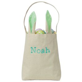Green Easter Tote with Ears