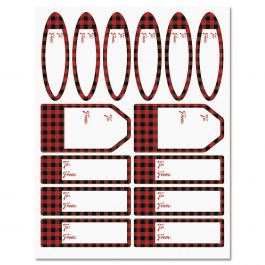 Buffalo Plaid Jar Labels (Printable Office Supplies PDF) - Payhip