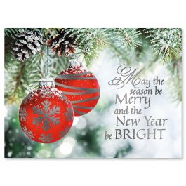 Ornament Wish Deluxe Christmas Cards - Nonpersonalized