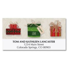 Gift Boxes Deluxe Address Labels