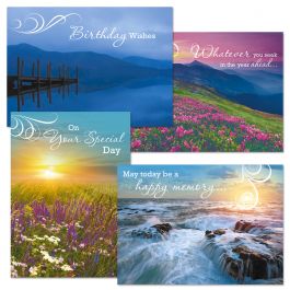 Naturescape Faith Birthday Cards