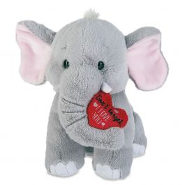 stuffed valentine elephant