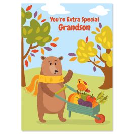 Grandson Thanksgiving Card