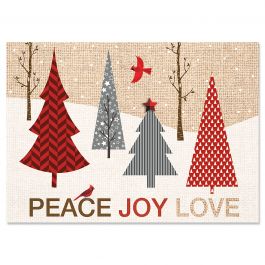 Cardinal Forest Christmas Cards - Nonpersonalized