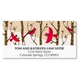 Cardinal Forest Deluxe Address Labels