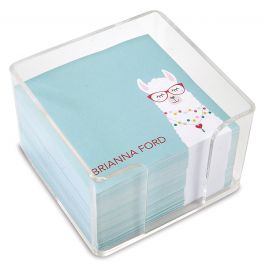 Simple Llama Personalized Note Sheets in a Cube
