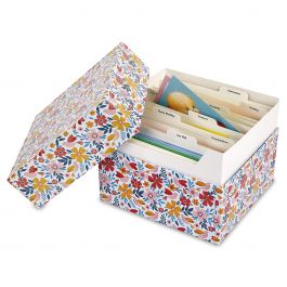 Blossom Greeting Card Organizer Box