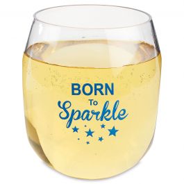 Born to Sparkle Unbreakable Wine Tumbler