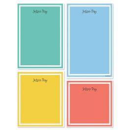 Color Trend Personalized Notepad Set 