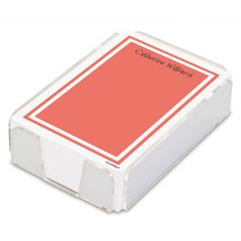 Color Trend Personalized Notes in a Tray (4 rotating colors)