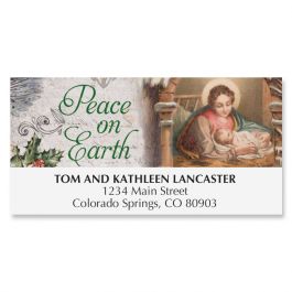 Peace on Earth Deluxe Address Labels