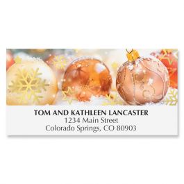 Shiny Ornaments Deluxe Address Labels