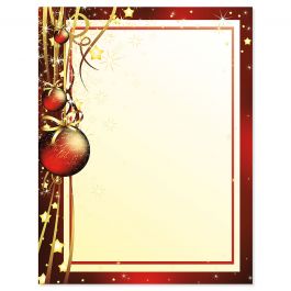 Christmas Celebration Christmas Letter Papers | Current Catalog