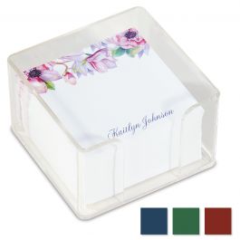 Magnolia Personalized Notes in a Cube