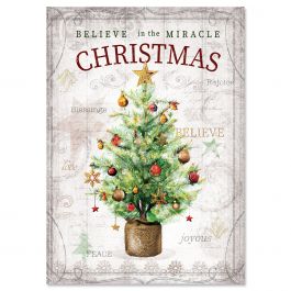Tiny Tree Christmas Cards - Personalized