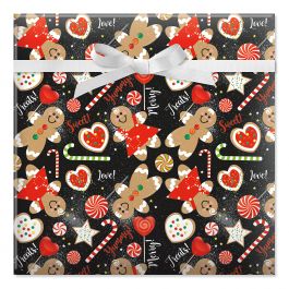 Sweet Treats Jumbo Rolled Gift Wrap
