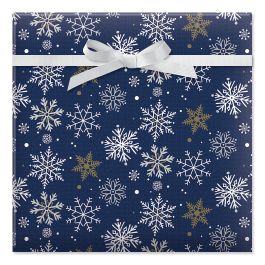 Great Northwest Silver Jumbo Rolled Gift Wrap