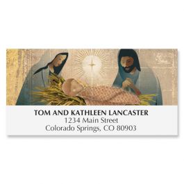 Nativity Star Deluxe Address Labels