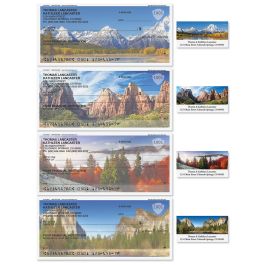 National Park Wonders Single Checks With Matching Address Labels