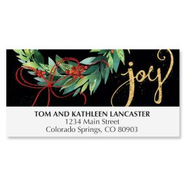 Holiday Joy Deluxe Address Labels