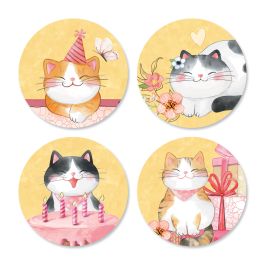 Happy Cat Seals (4 Designs)