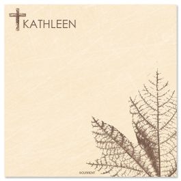 Faith Personalized Note Sheets in a Cube Refill